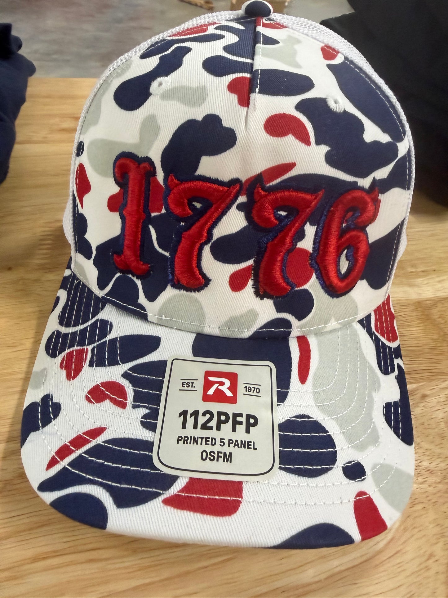 Red White Blue Camo 1776