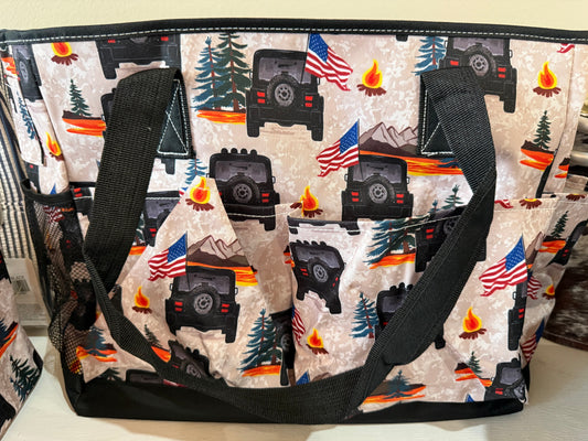 12526 Jeep Tote Bag