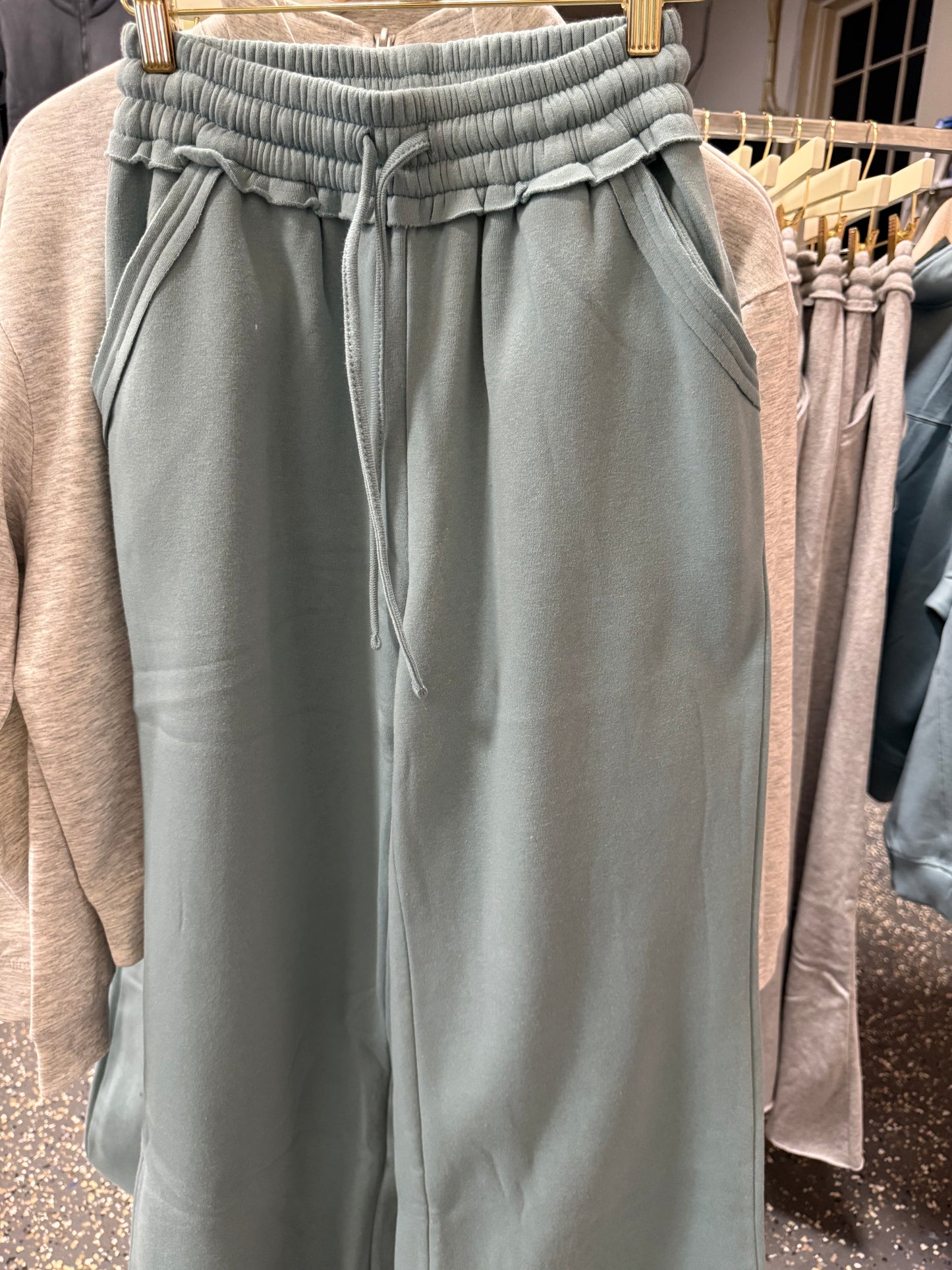 3426 Zenana Sweatpants Blue