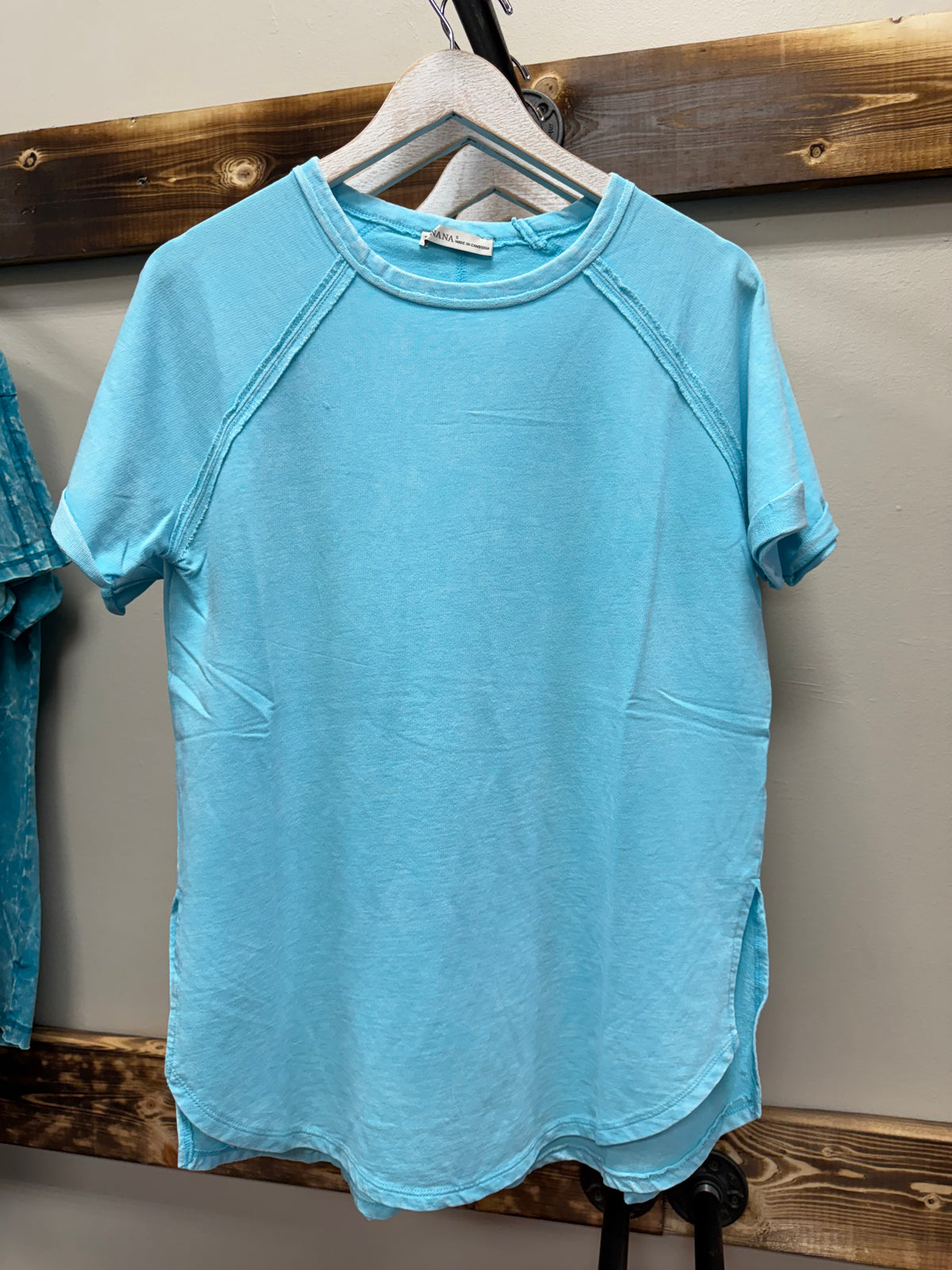 2826 Zenana Blue Shirt