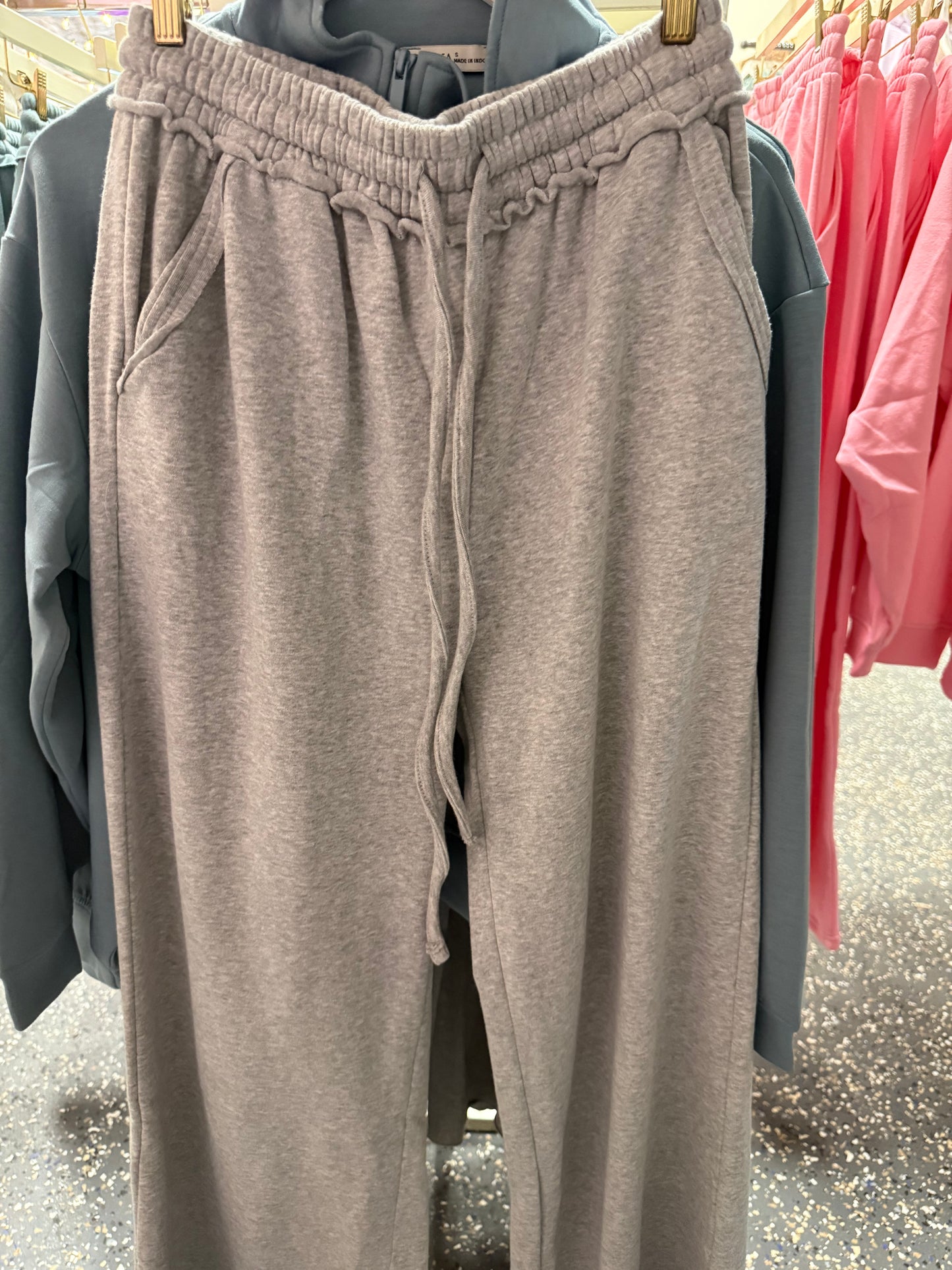 3326 Zenana Sweatpants Gray