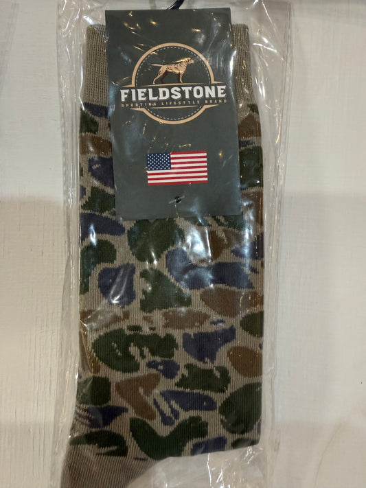 9026 Fieldstone Camo Socks
