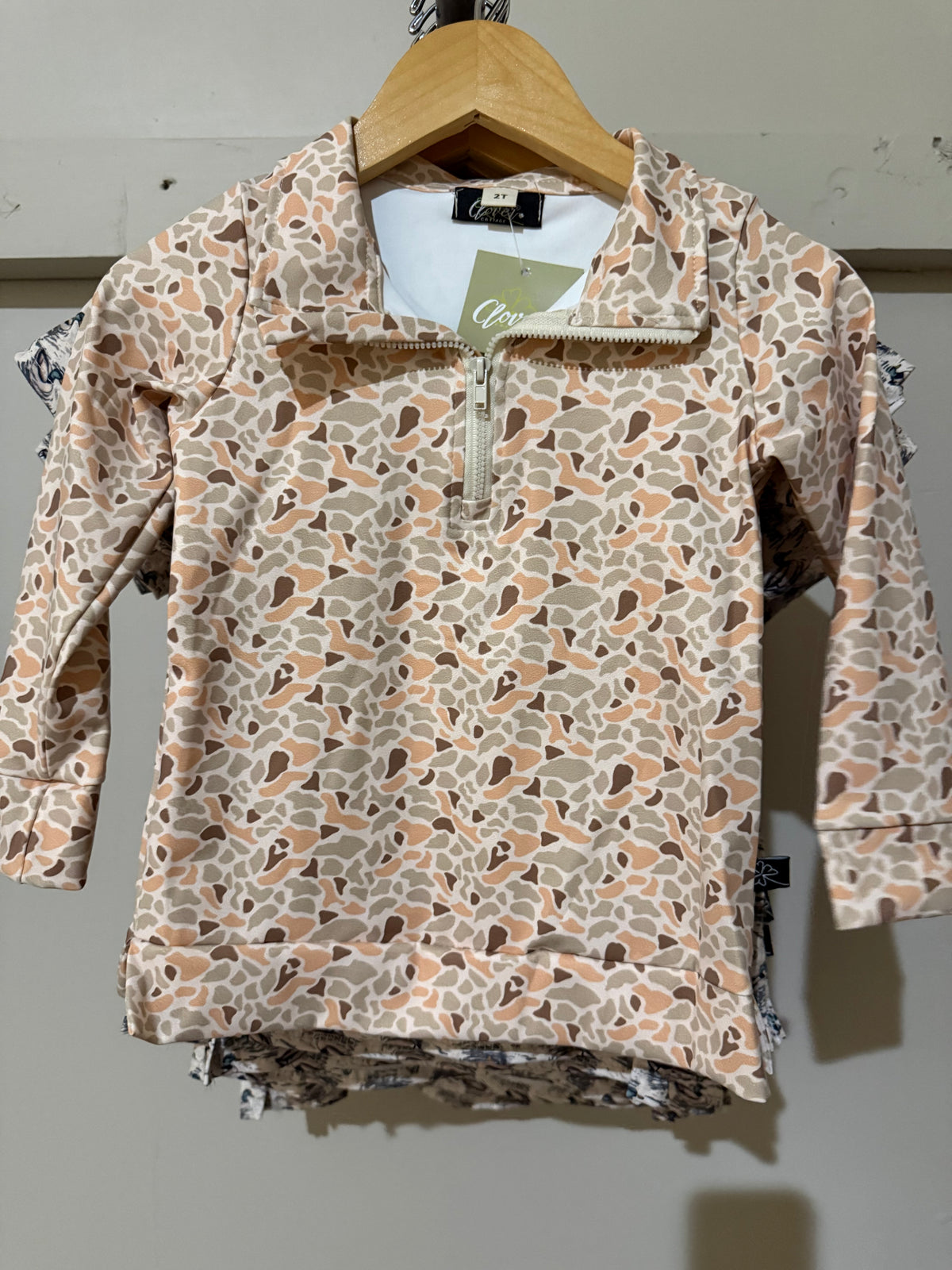 6726 Fall Camo 1/4 Zip