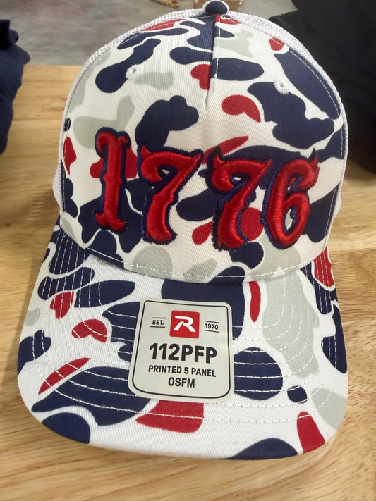 Red White Blue Camo 1776