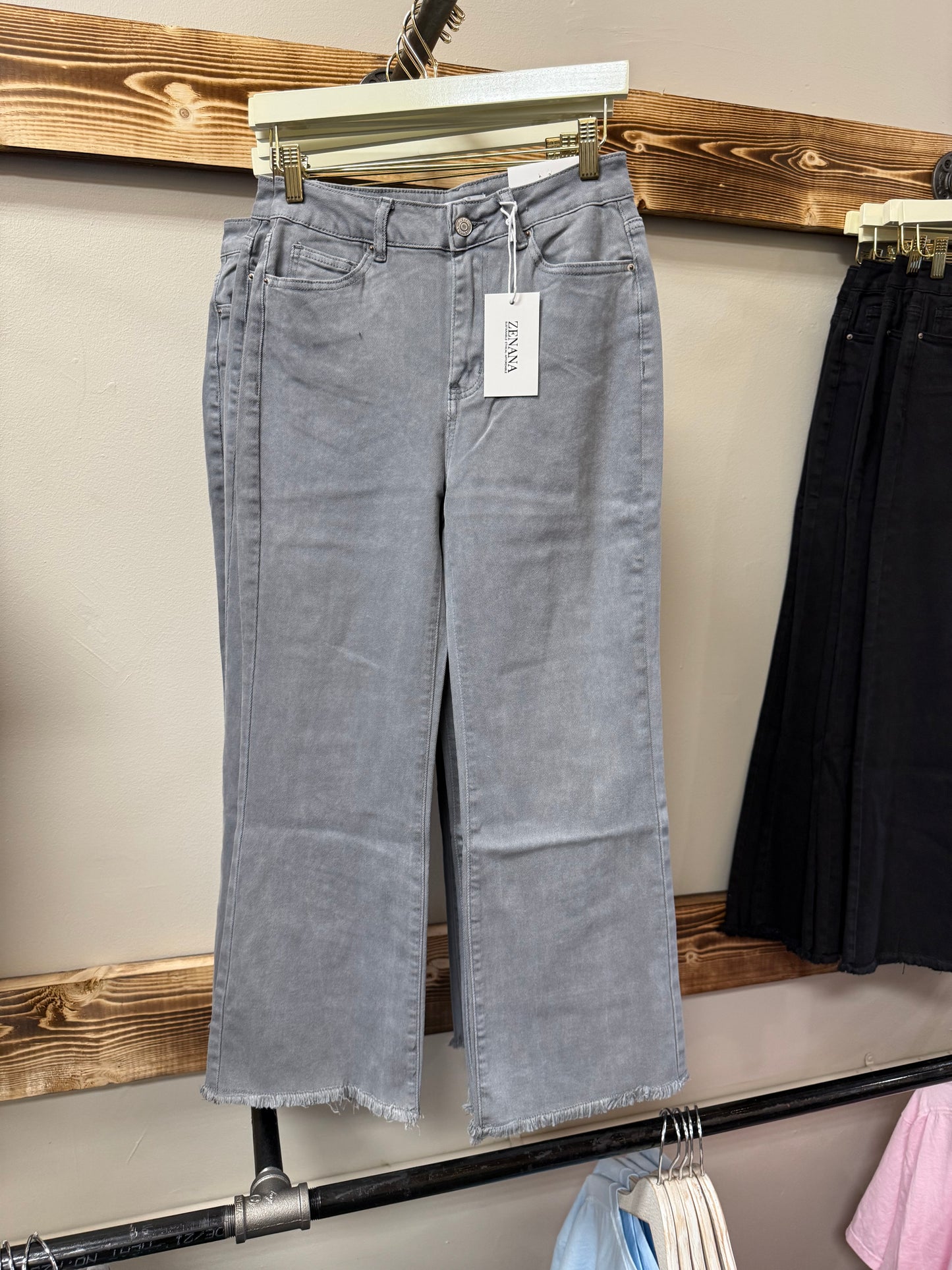 2626 Zenana Gray Pants