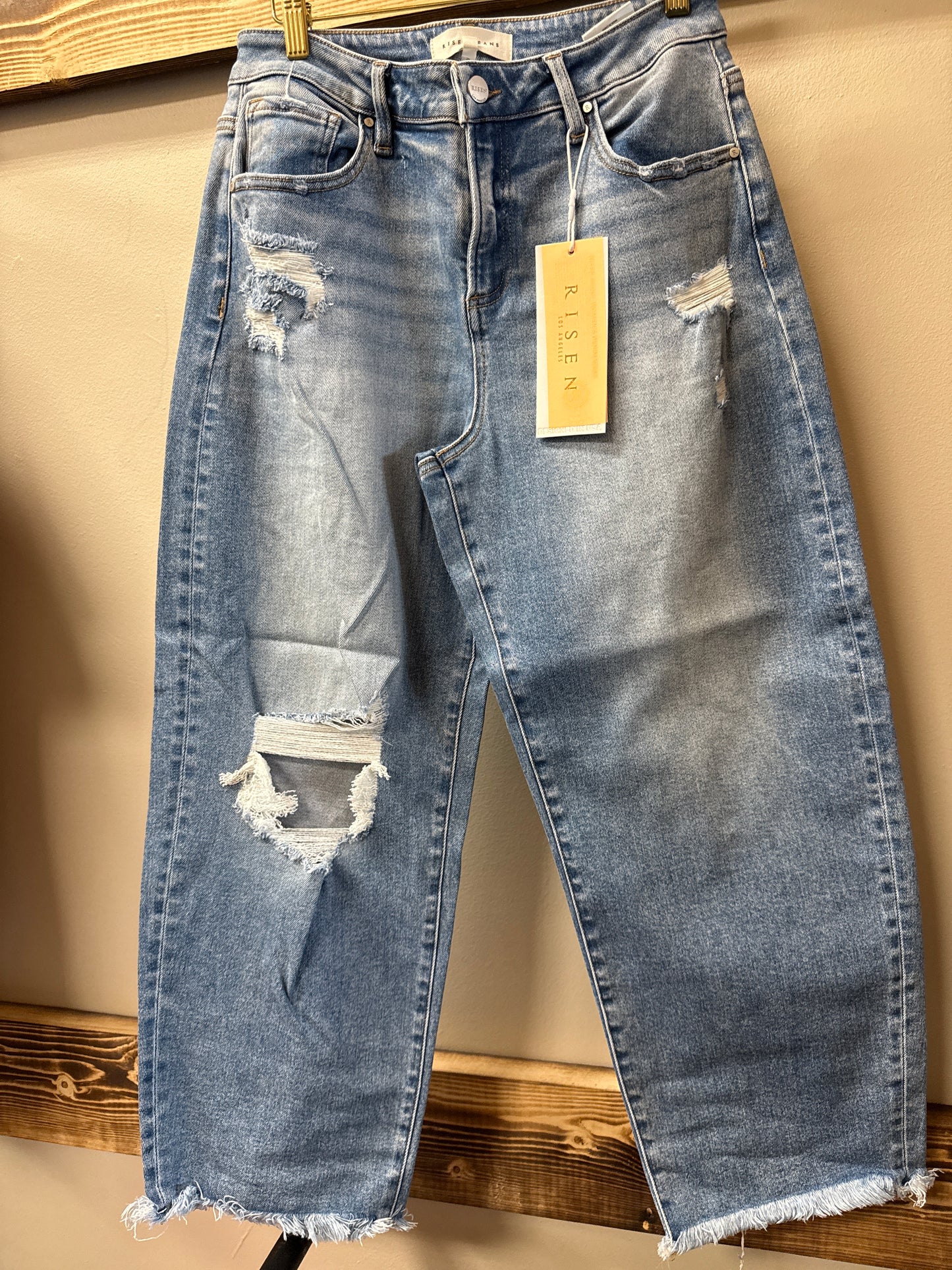 31926 Risen High Rise Cropped Jeans