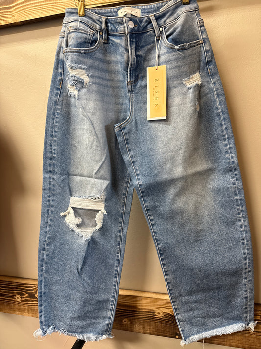 31926 Risen High Rise Cropped Jeans