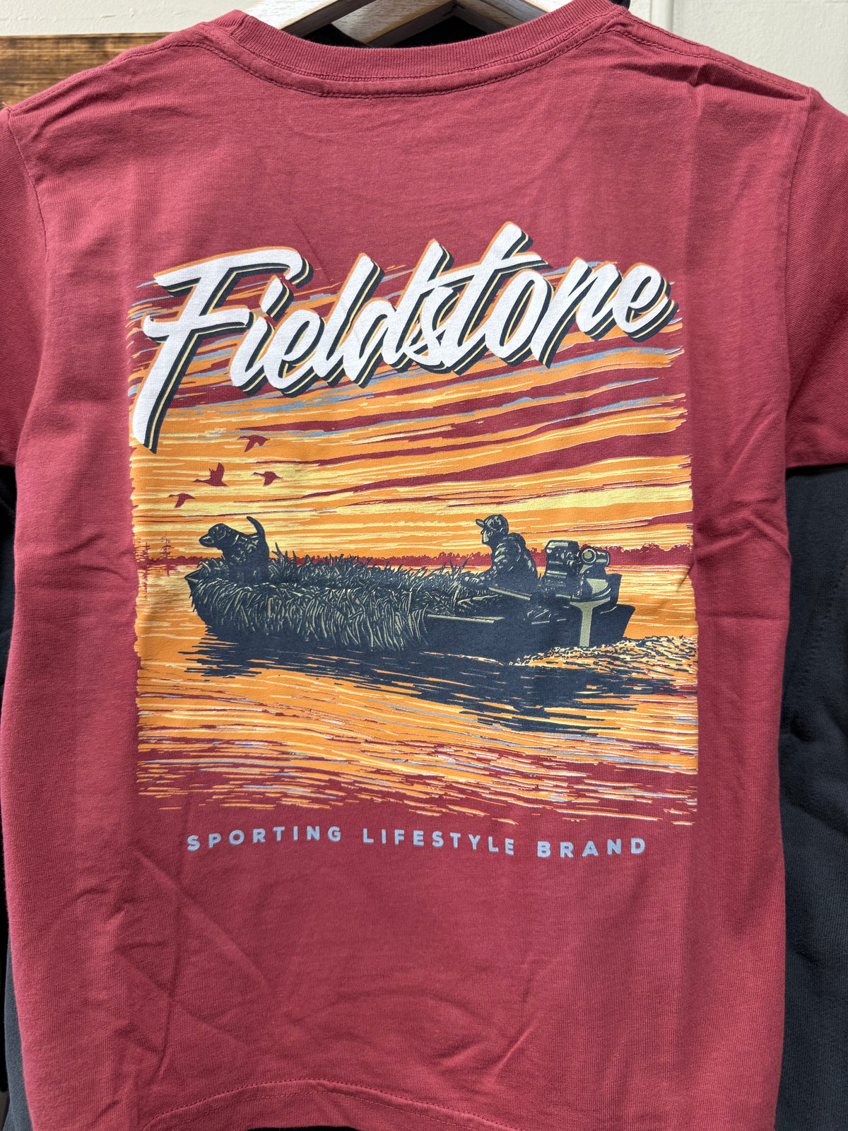 6026 Youth Fieldstone Boat Shirt