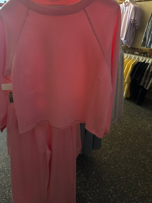 3526 Zenana Pink Set