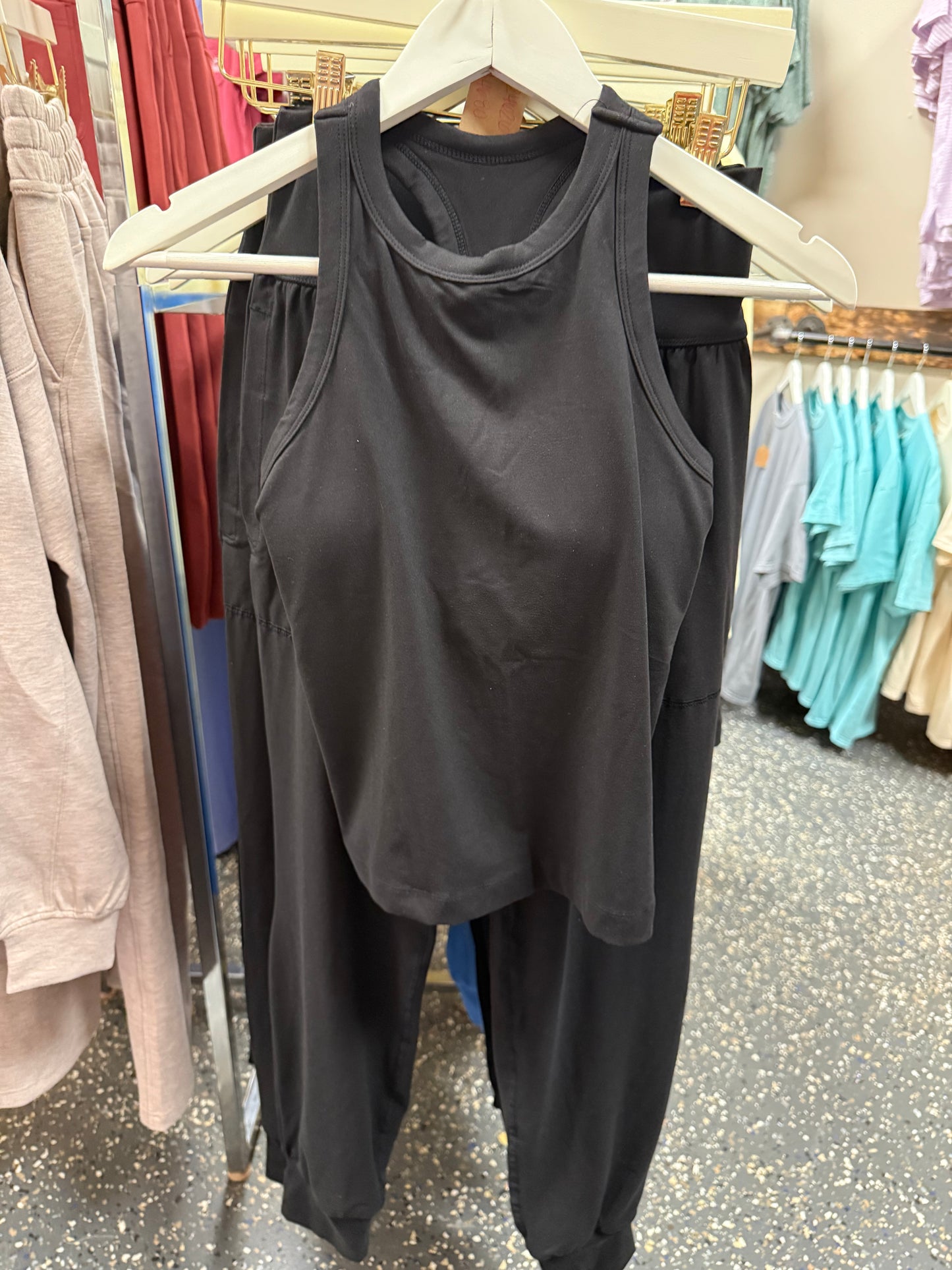 24626 Black Jogger Set