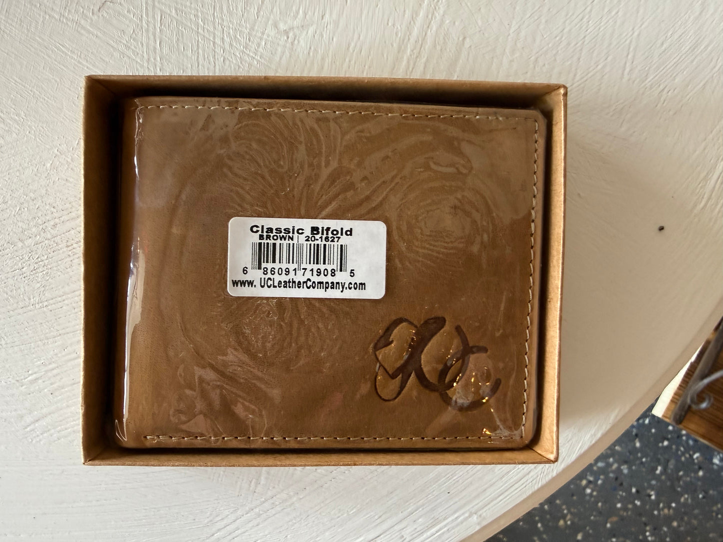 13726 UC Leather Tri-Fold Wallet