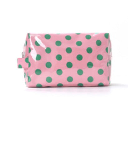 39326 Pink with Polka Dots Cosmetic Bag