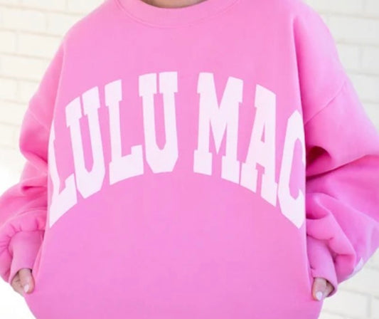 36326 Pink with Lt Pink Puff Sweatshirt