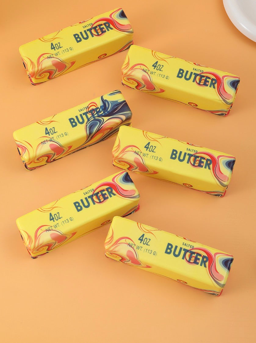 39426 Tie Dye Butter Stress Relief Squeezy