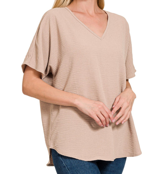 37826 Lt Mocha Air Flow Top