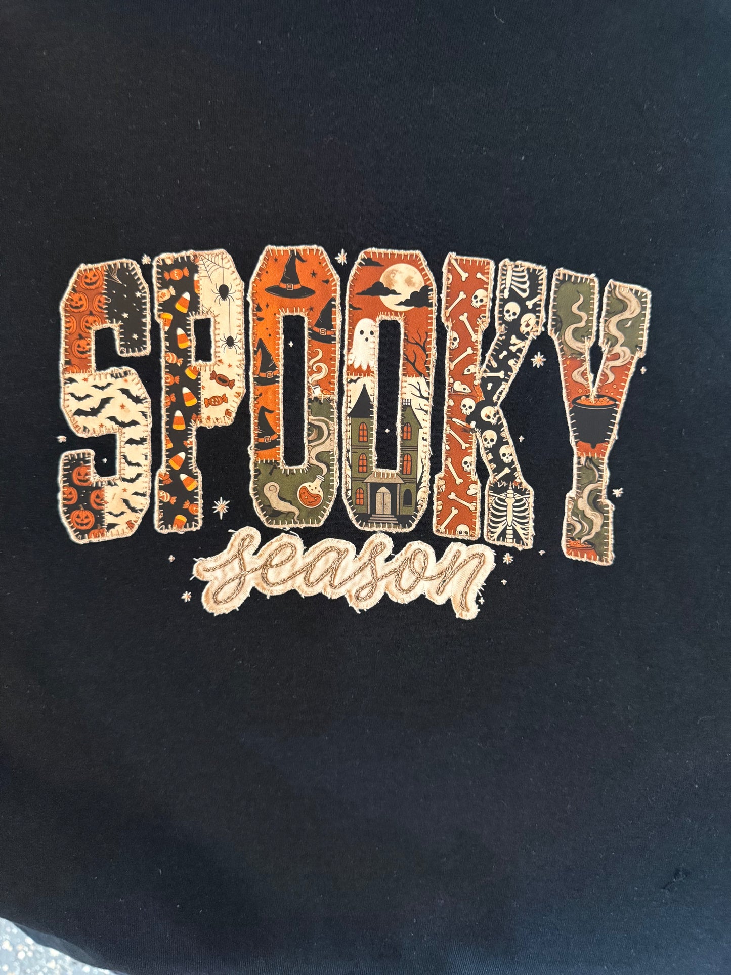 33826 Black Spooky Season T-Shirt