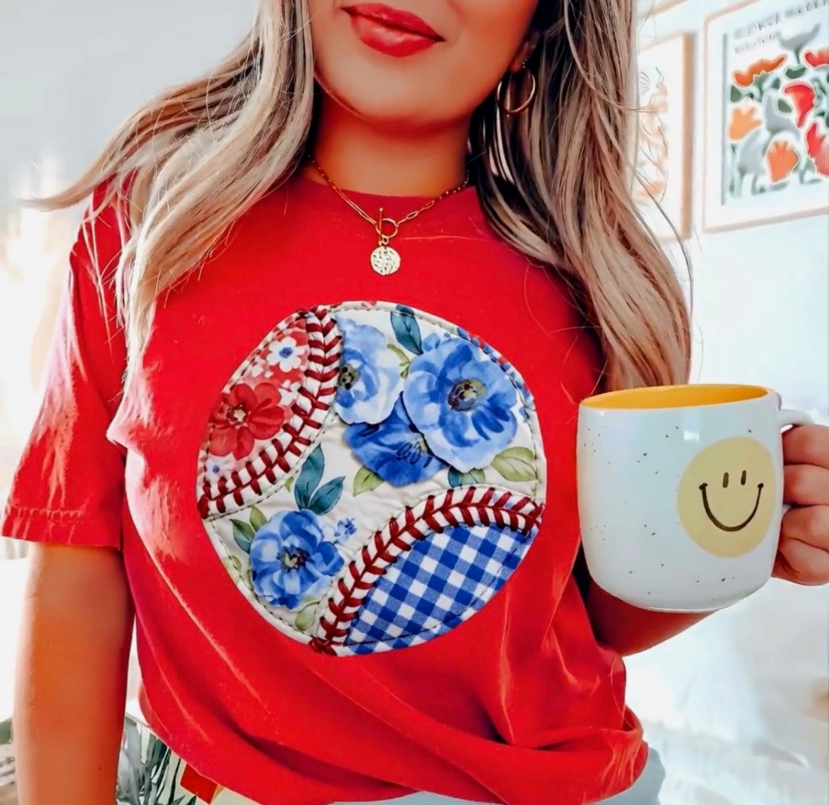 Floral Baseball